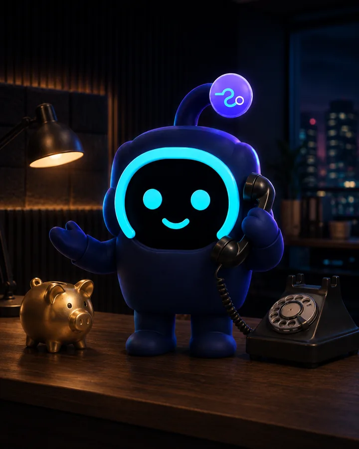 Sini haciendo una llamada de cobro desde un teléfono fijo